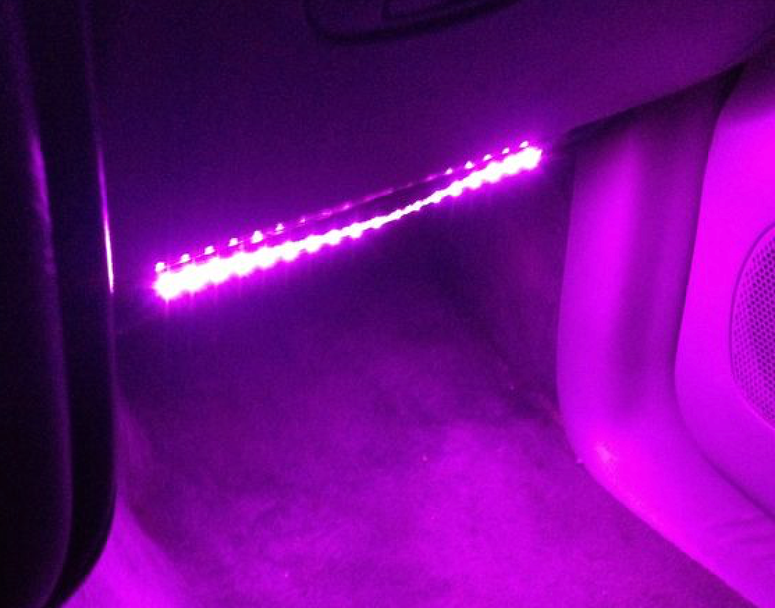 Led strips foot lighter