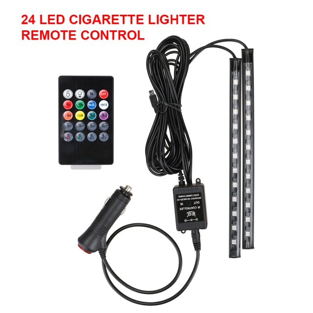 Led strips foot lighter