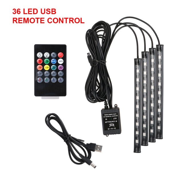 Led strips foot lighter