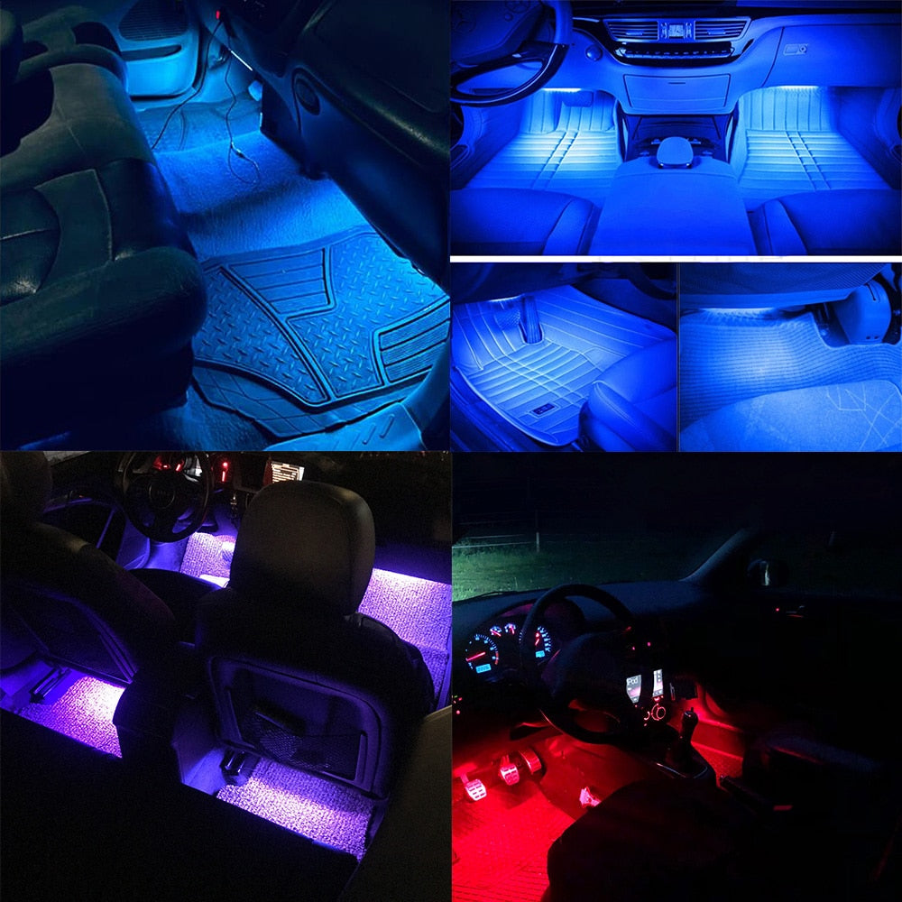 Led strips foot lighter